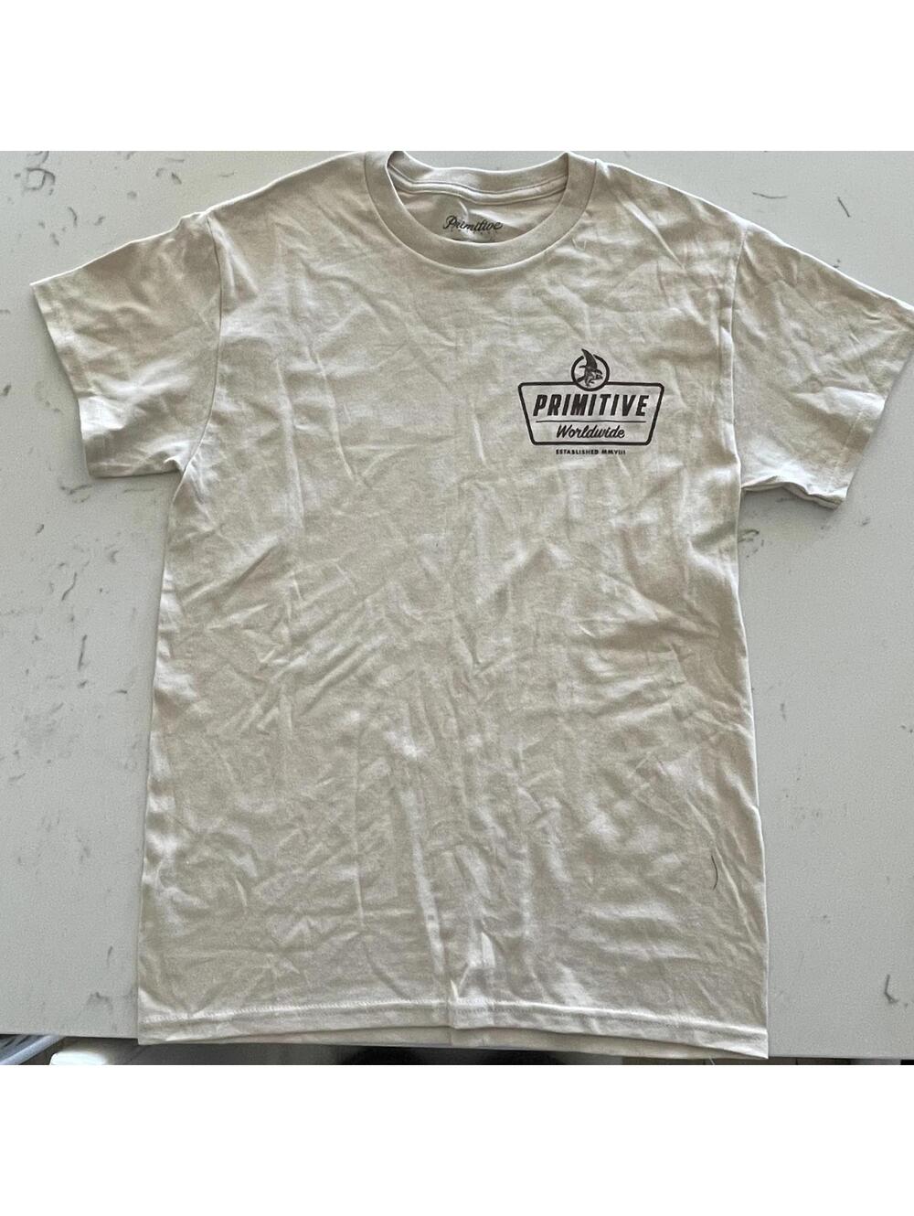 Primitive Worldwide White Graphic T-Shirt - Small